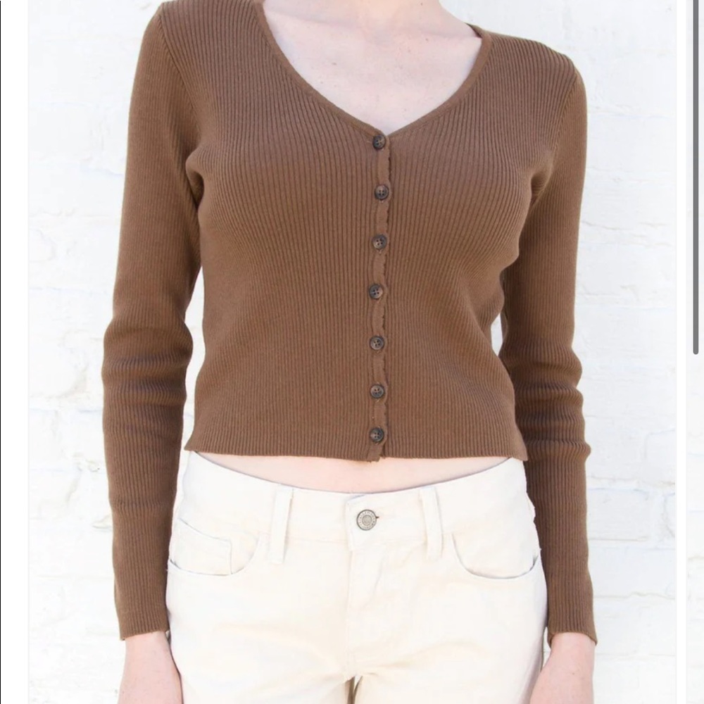 Brandy Melville Brown Cardigan